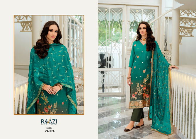 Zahra Vol 6 By Rama Viscose Organza Jacquard Salwar Suits Wholesale Shop in Surat